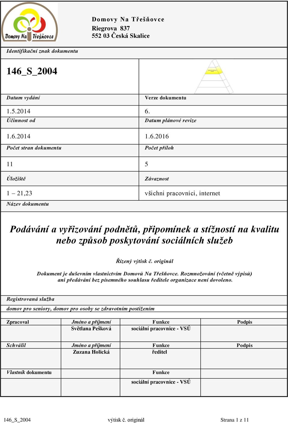 Účinnost od Datum plánové revize 1.6.