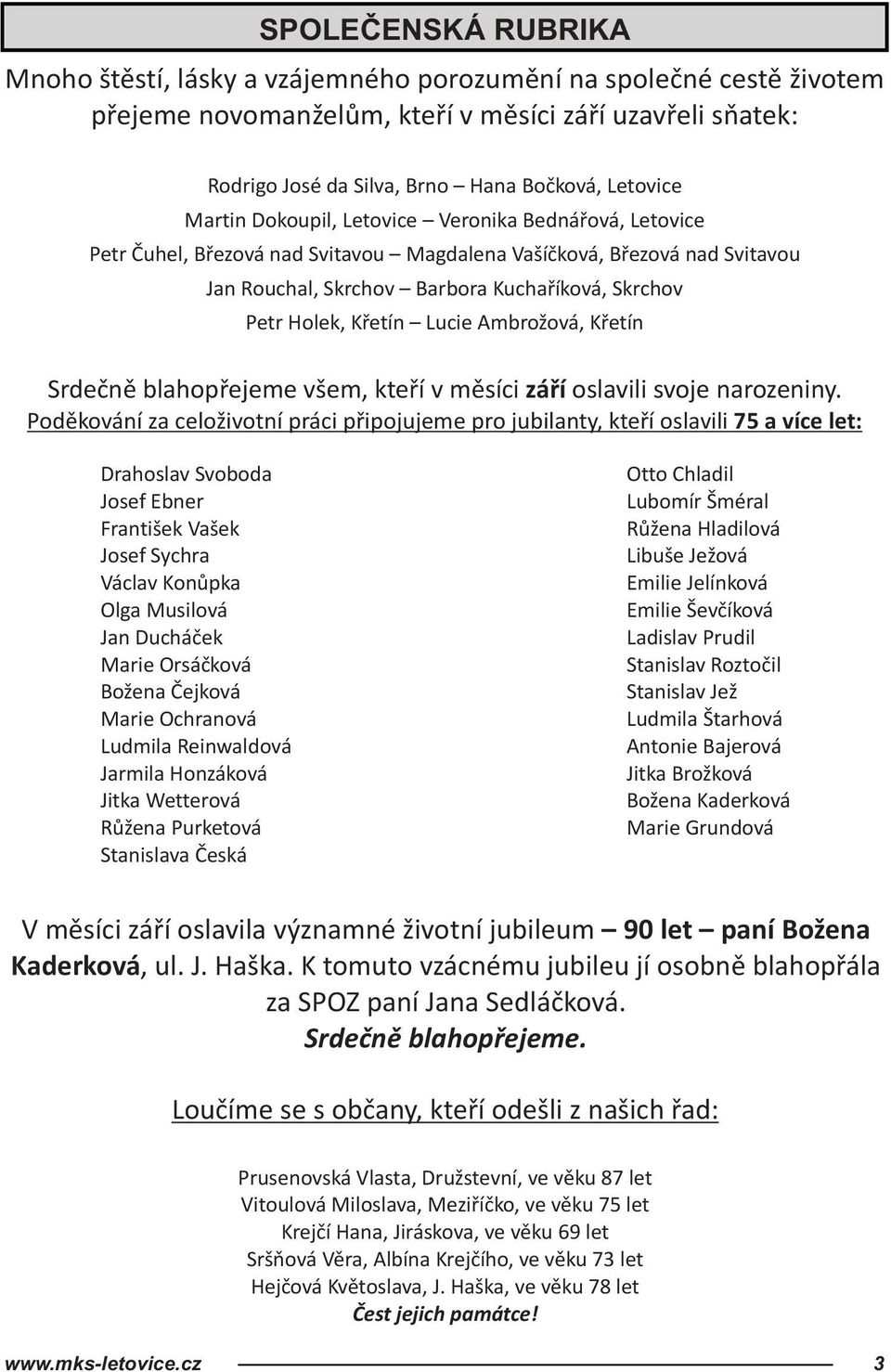 Letovický. zpravodaj - PDF Stažení zdarma