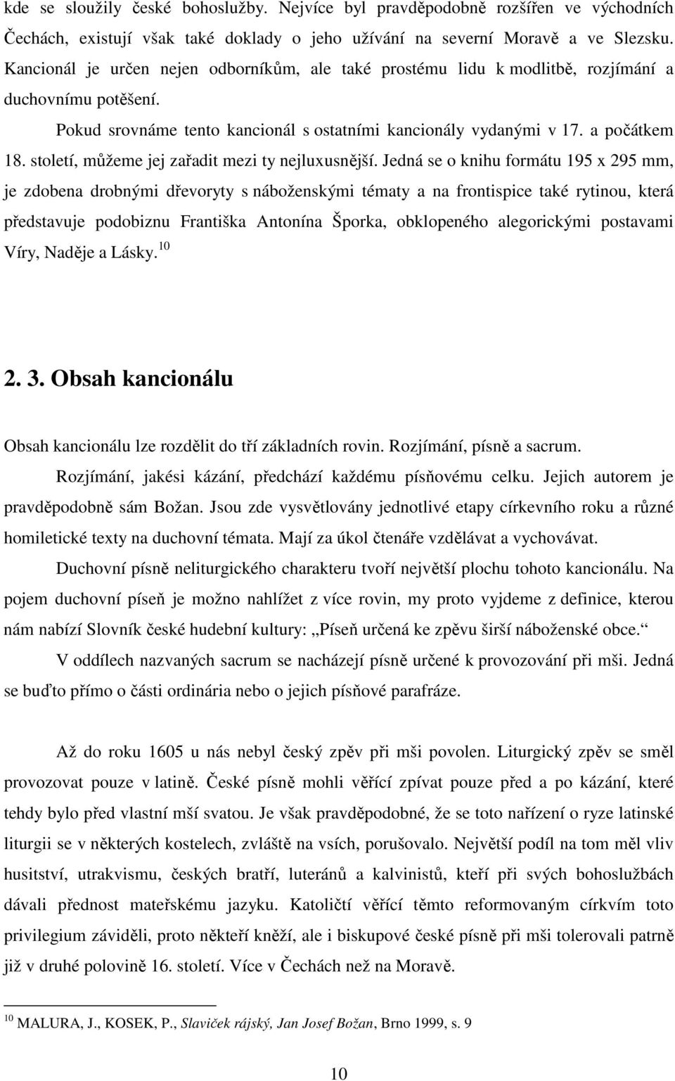 Jan Josef Božan: Slavíček rájský (1719), písňový repertoár barokního  kancionálu - PDF Stažení zdarma