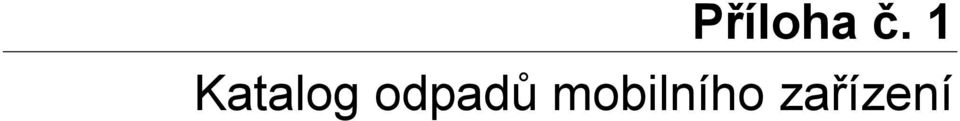 odpadů