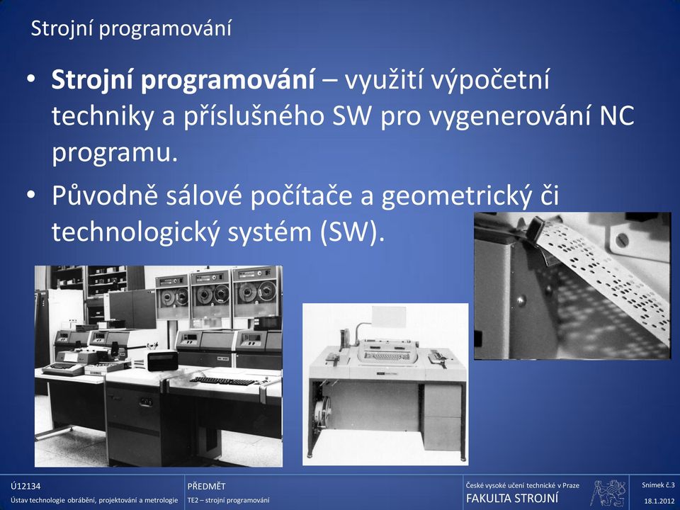 vygenerování NC programu.