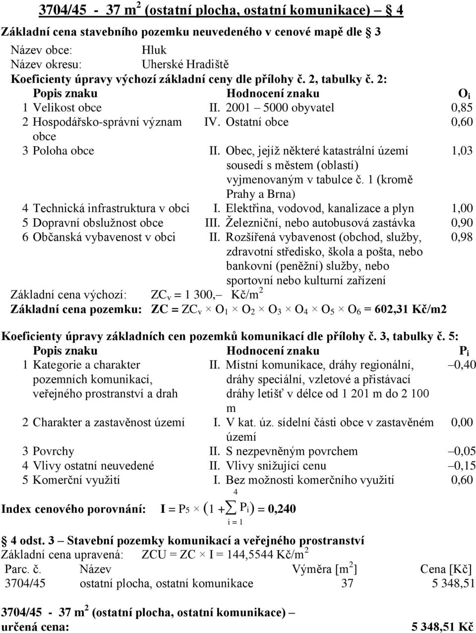 Obec, jejíž některé katastrální území 1,03 sousedí s městem (oblastí) vyjmenovaným v tabulce č. 1 (kromě Prahy a Brna) 4 Technická infrastruktura v obci I.