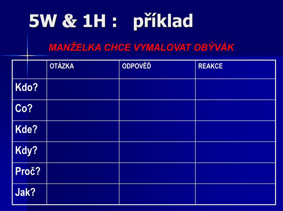 MANŽELKA CHCE VYMALOVAT