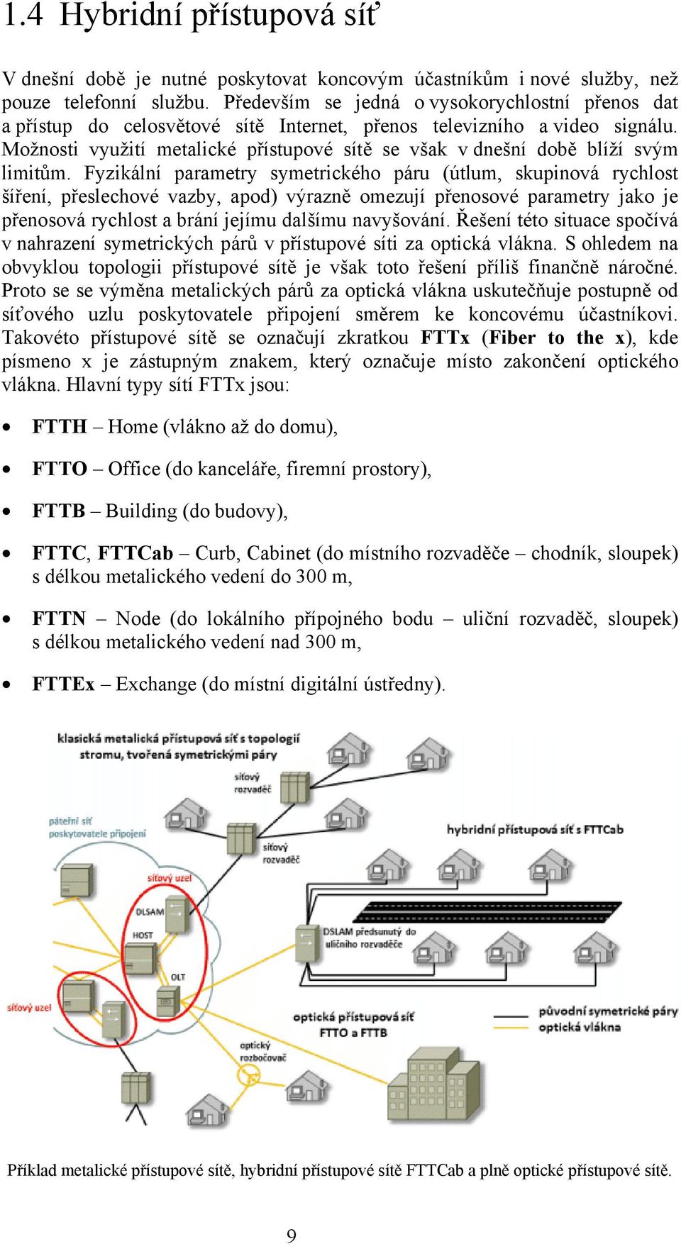 Možnosti využití metalické přístupové sítě se však v dnešní době blíží svým limitům.