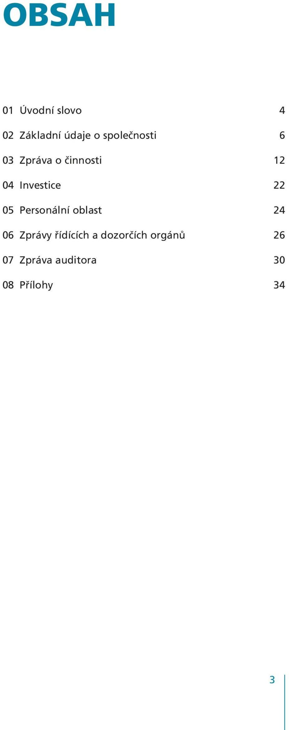 Personální oblast 06 Zprávy řídících a dozorčích