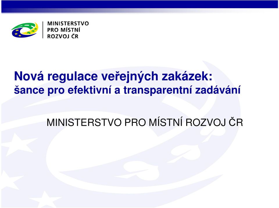 efektivní a transparentní