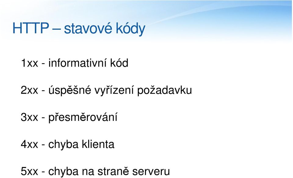 vyřízení požadavku 3xx -