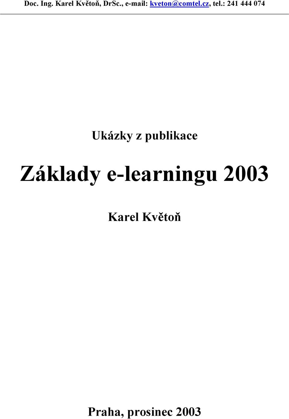 : 241 444 074 Ukázky z publikace