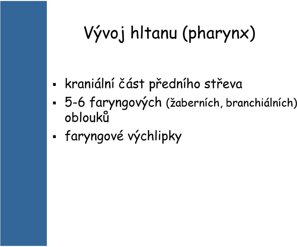 5-6 faryngových (žaberních,