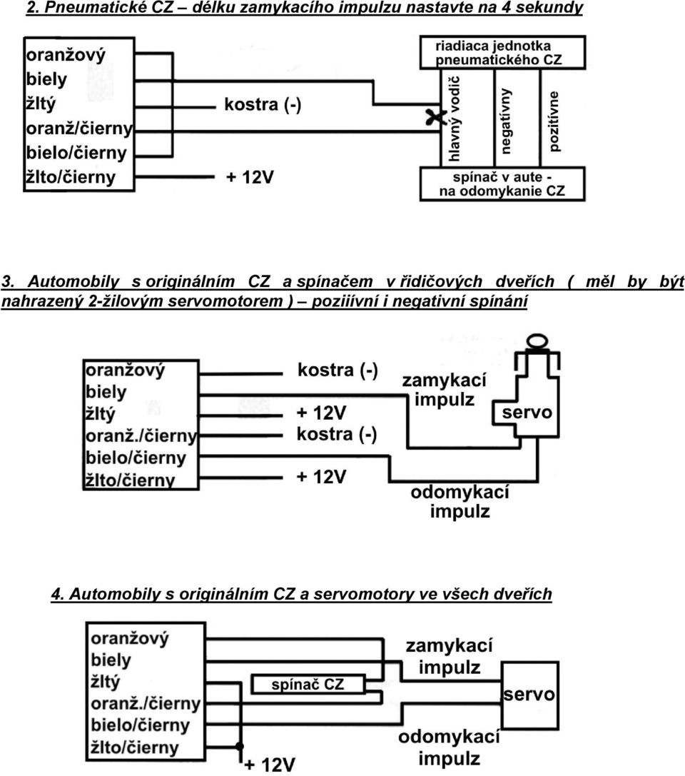 by být nahrazený 2-žilovým servomotorem ) poziiívní i negativní