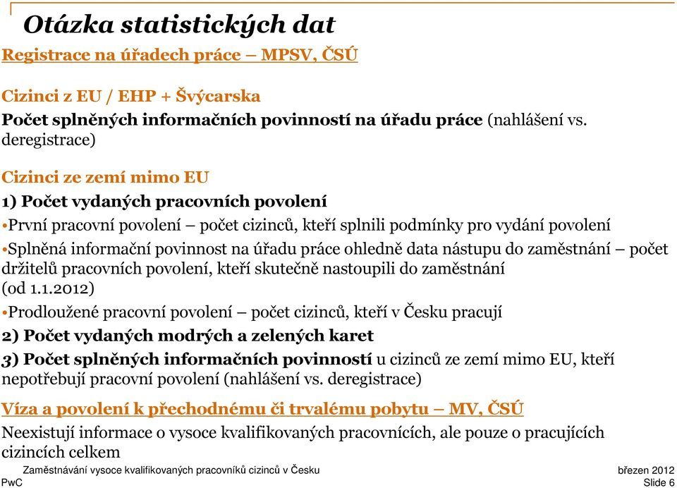 práce ohledně data nástupu do zaměstnání počet držitelů pracovních povolení, kteří skutečně nastoupili do zaměstnání (od 1.