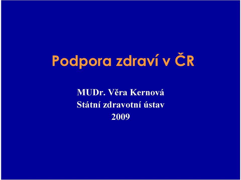 Věra Kernová