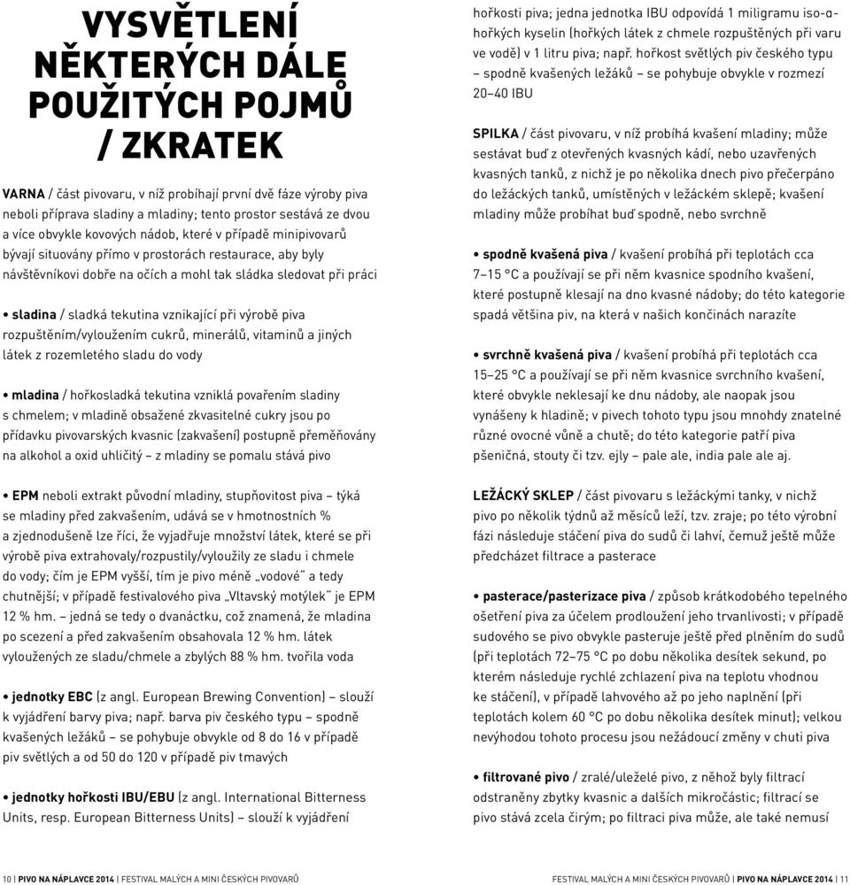 vznikající při výrobě piva rozpuštěním/vyloužením cukrů, minerálů, vitaminů a jiných látek z rozemletého sladu do vody mladina / hořkosladká tekutina vzniklá povařením sladiny s chmelem; v mladině