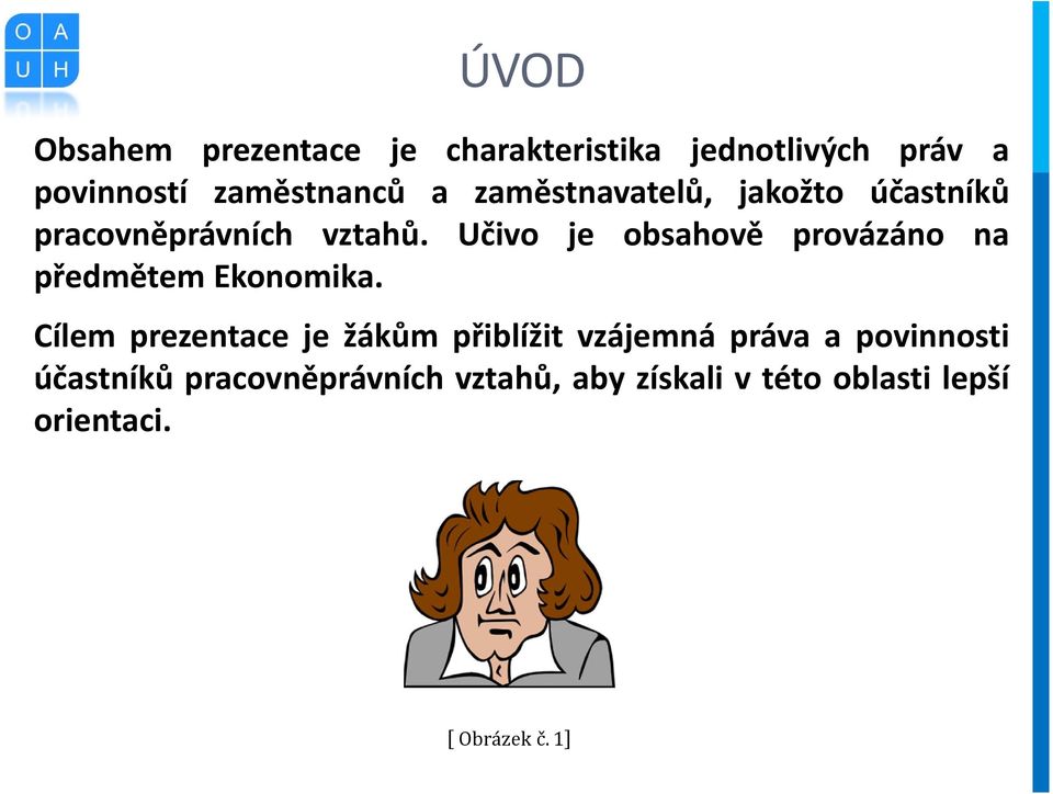 Učivo je obsahově provázáno na předmětem Ekonomika.