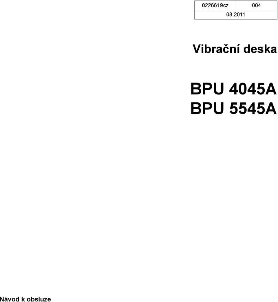 deska BPU 4045A