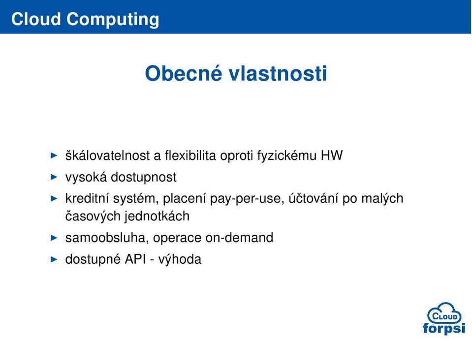 kreditní systém, placení pay-per-use, účtování po malých