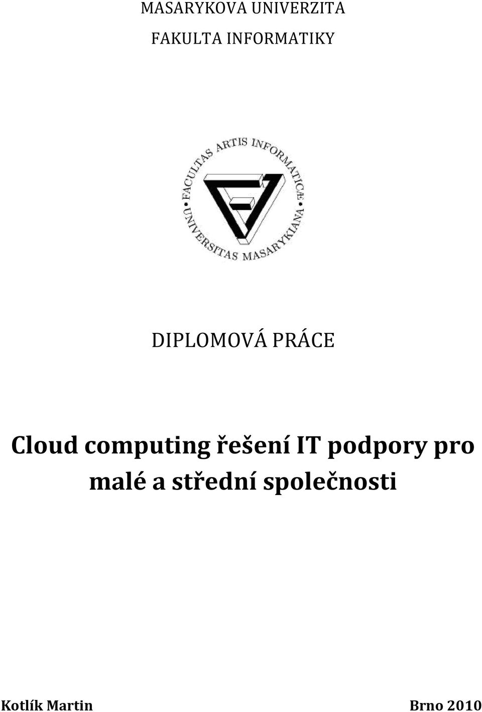 computing řešení IT podpory pro malé