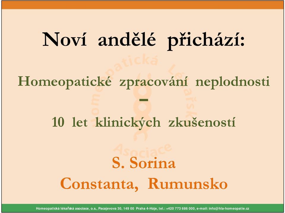neplodnosti 10 let