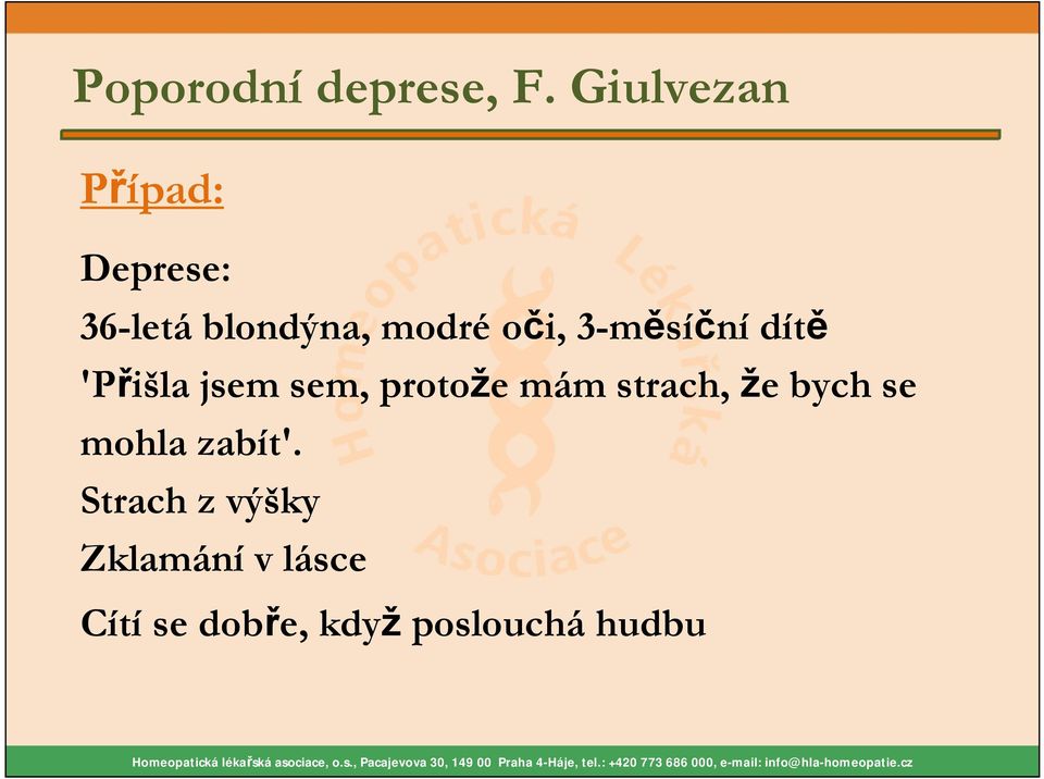 3-měsíční dítě 'Přišla jsem sem, protože mám strach, že
