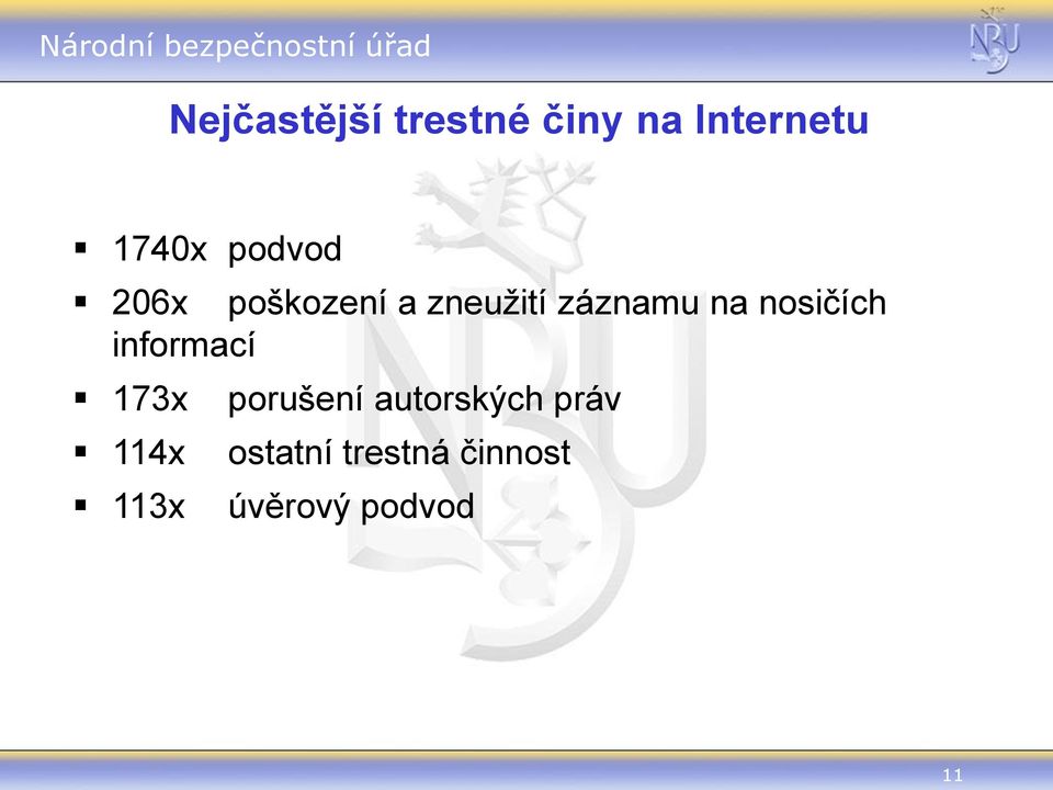 nosičích informací 173x porušení autorských