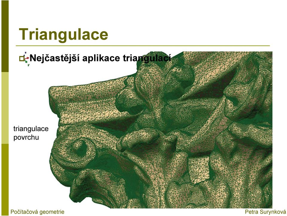 triangulací