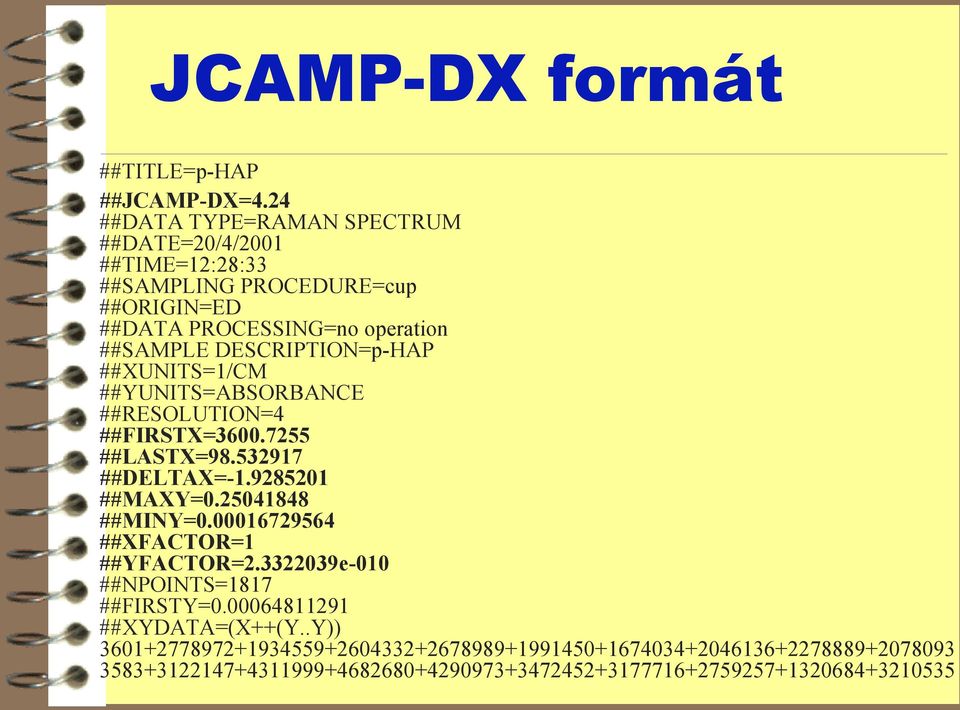 DESCRIPTION=p-HAP ##XUNITS=1/CM ##YUNITS=ABSORBANCE ##RESOLUTION=4 ##FIRSTX=3600.7255 ##LASTX=98.532917 ##DELTAX=-1.9285201 ##MAXY=0.