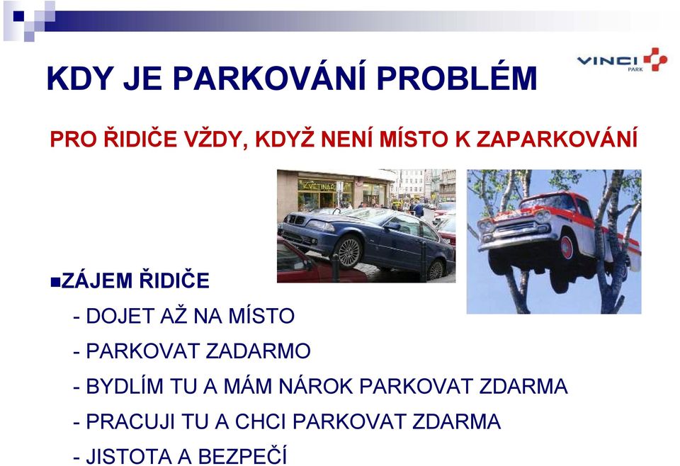 PARKOVAT ZADARMO - BYDLÍM TU A MÁM NÁROK PARKOVAT