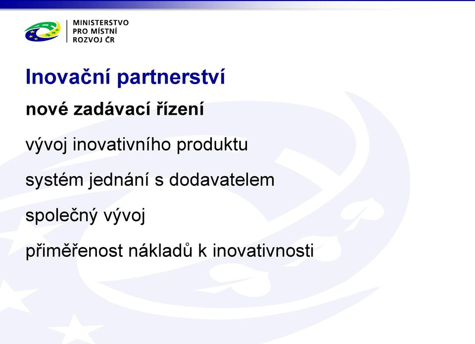 systém jednání s dodavatelem společný