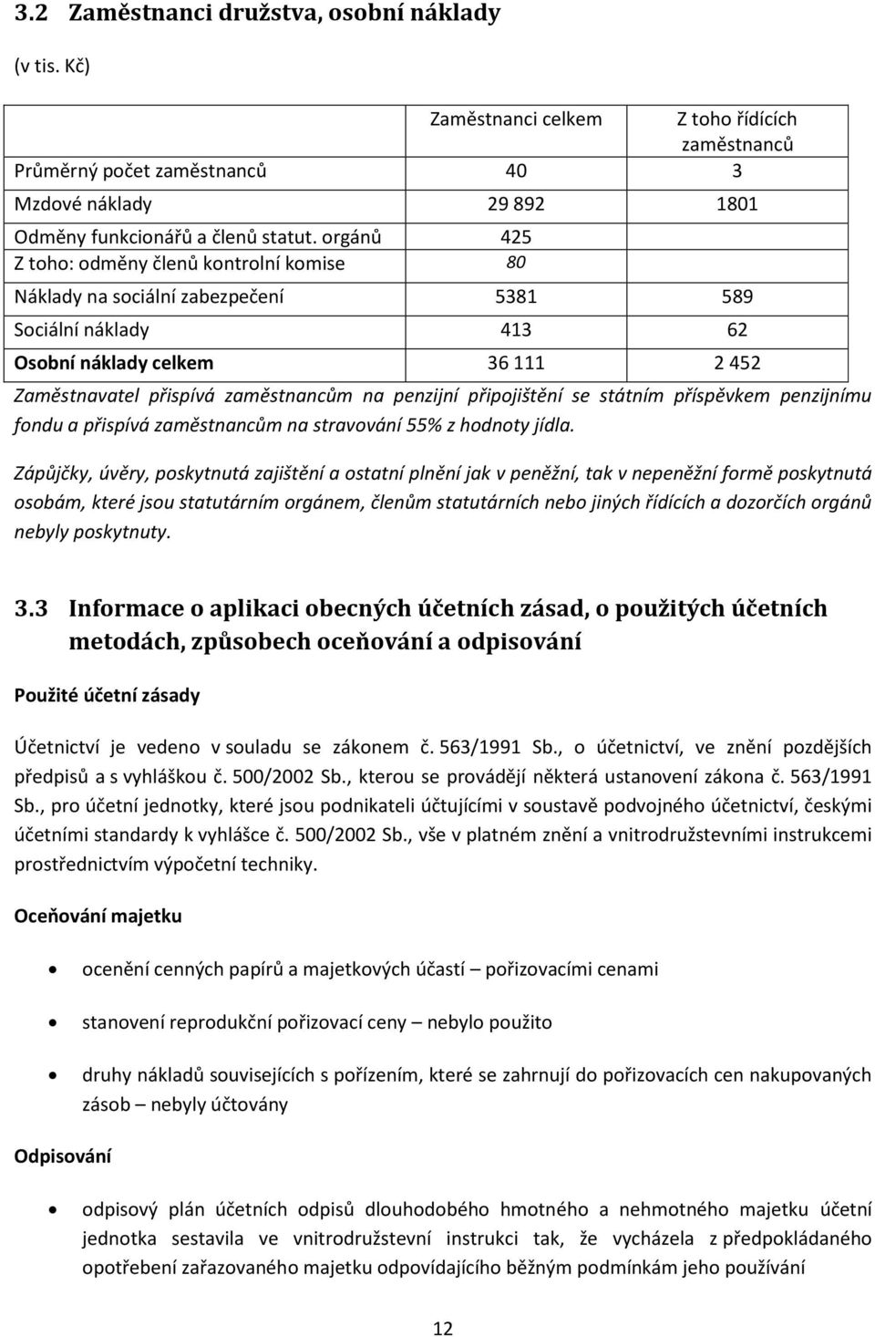 připojištění se státním příspěvkem penzijnímu fondu a přispívá zaměstnancům na stravování 55% z hodnoty jídla.