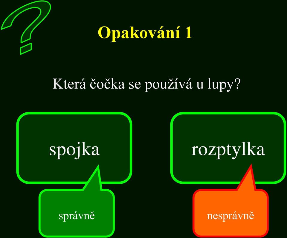 lupy? spojka