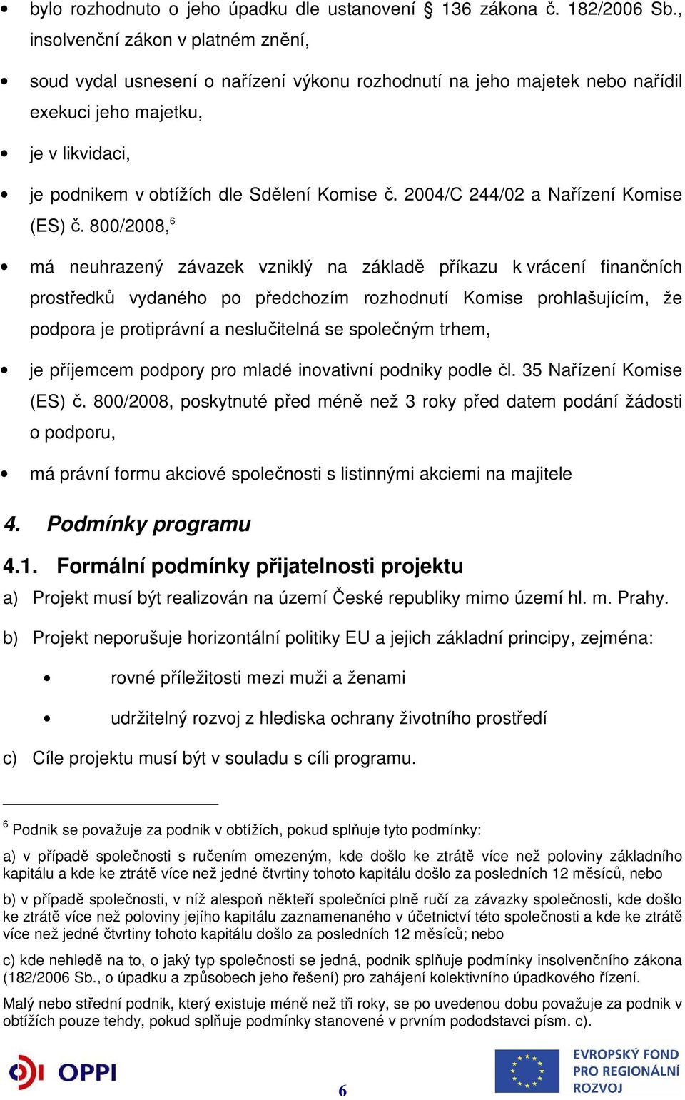 2004/C 244/02 a Nařízení Komise (ES) č.