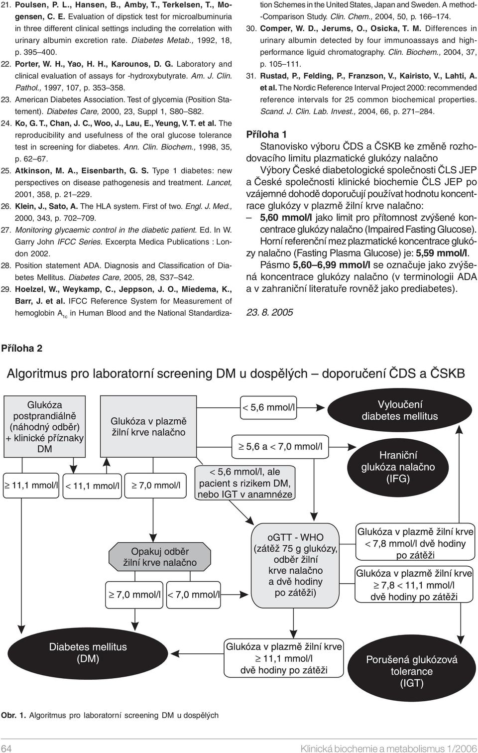 Porter, W. H., Yao, H. H., Karounos, D. G. Laboratory and clinical evaluation of assays for -hydroxybutyrate. Am. J. Clin. Pathol., 1997, 107, p. 353 358. 23. American Diabetes Association.