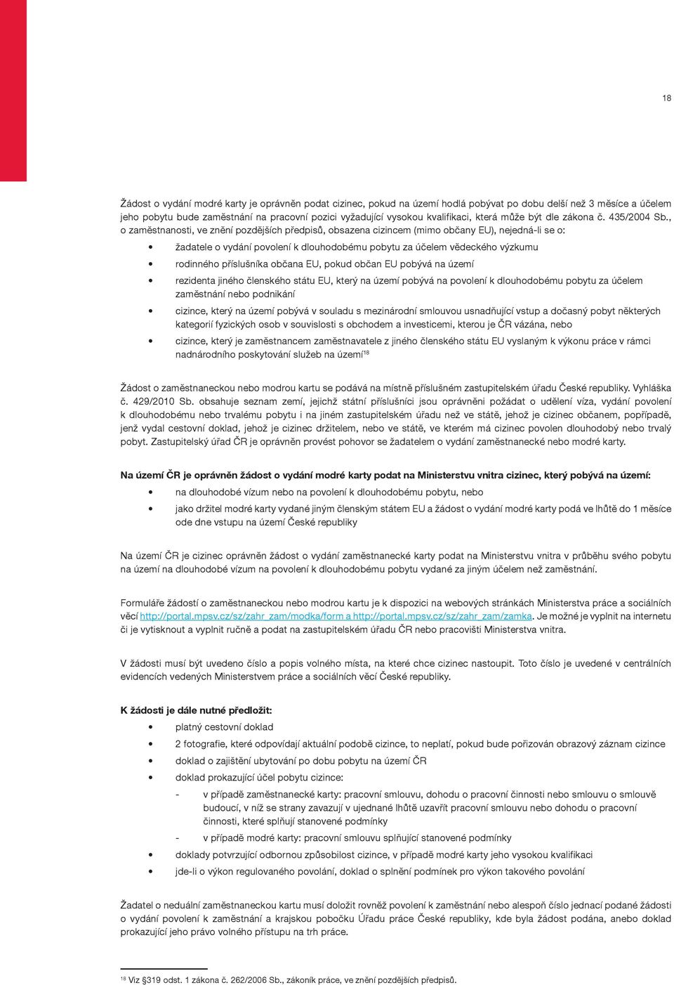 Víza, pracovní a pobytová povolení k zaměstnání a podnikání pro zahraniční  investory v České republice - PDF Stažení zdarma