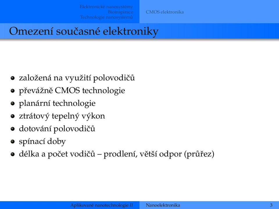 planární technologie ztrátový tepelný výkon dotování polovodičů spínací doby délka a