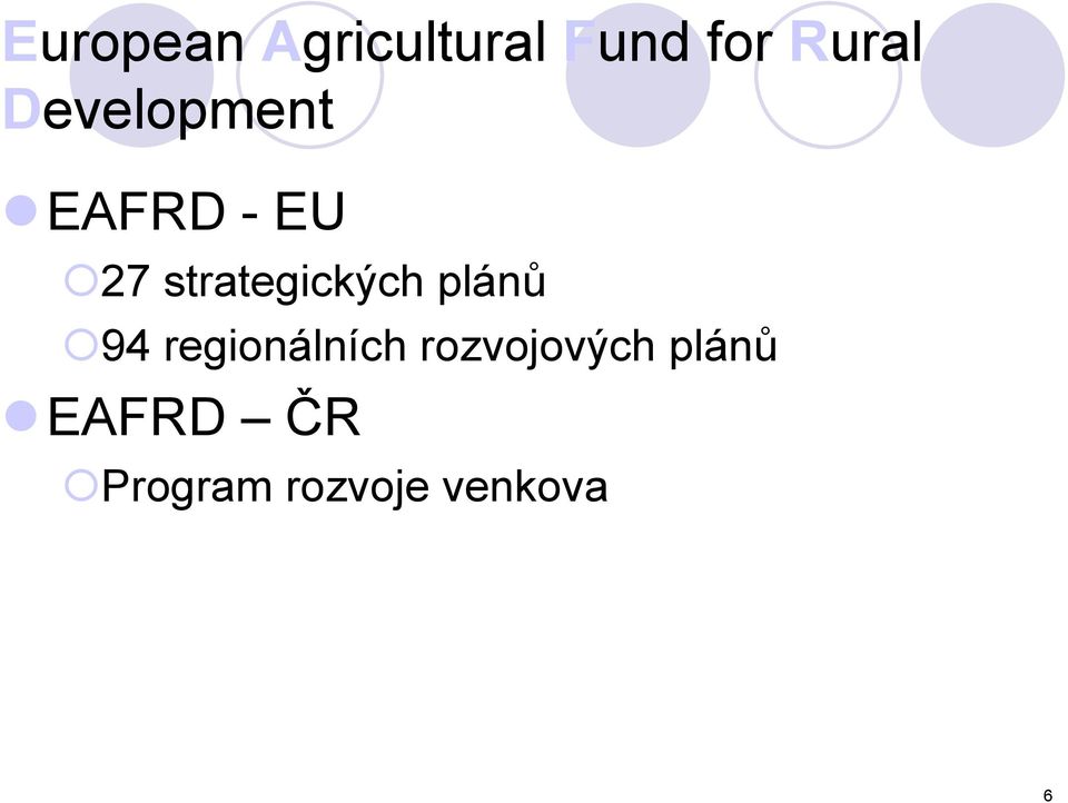 strategických plánů 94 regionálních