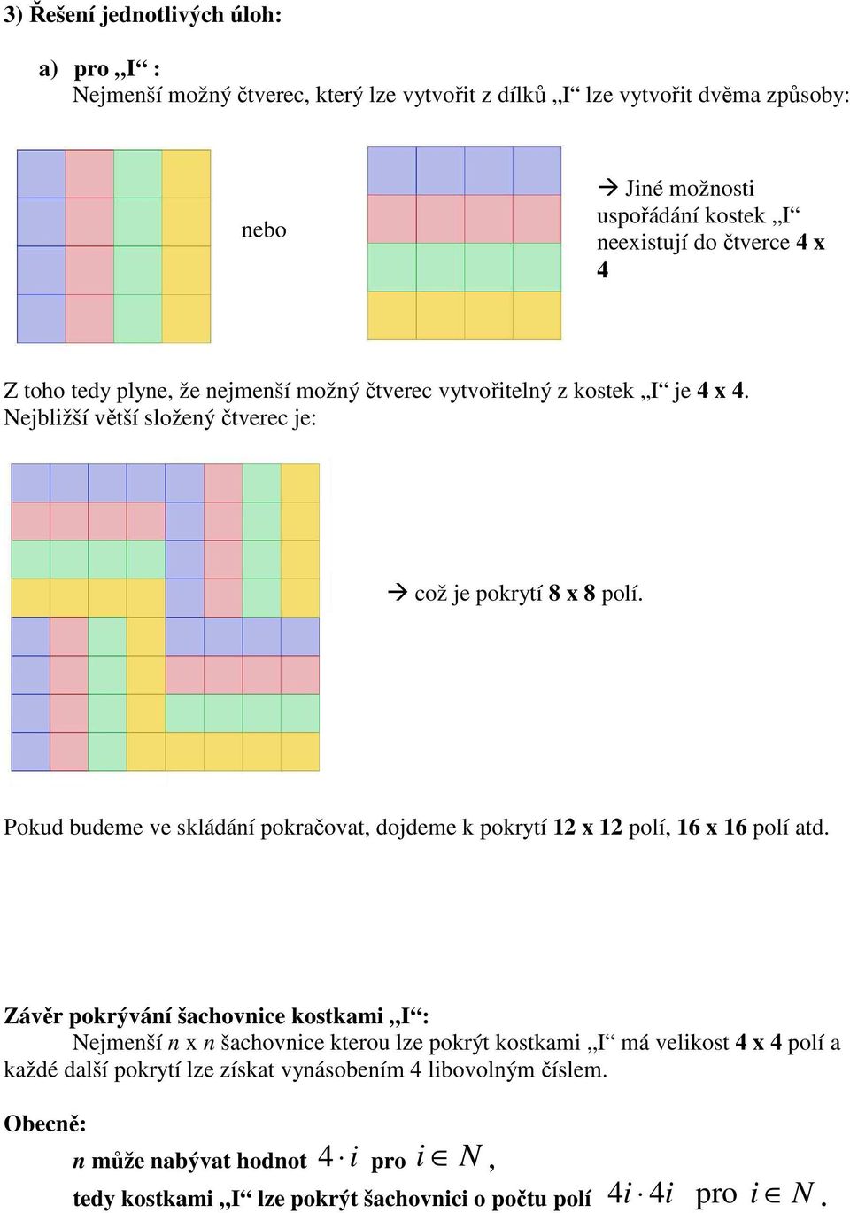 Pokud budeme ve skládání pokračovat, dojdeme k pokrytí 12 x 12 polí, 16 x 16 polí atd.