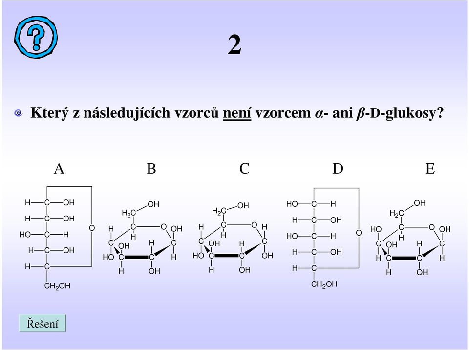 není vzorcem α- ani