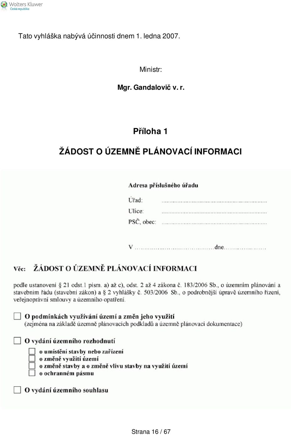Gandalovič v. r.