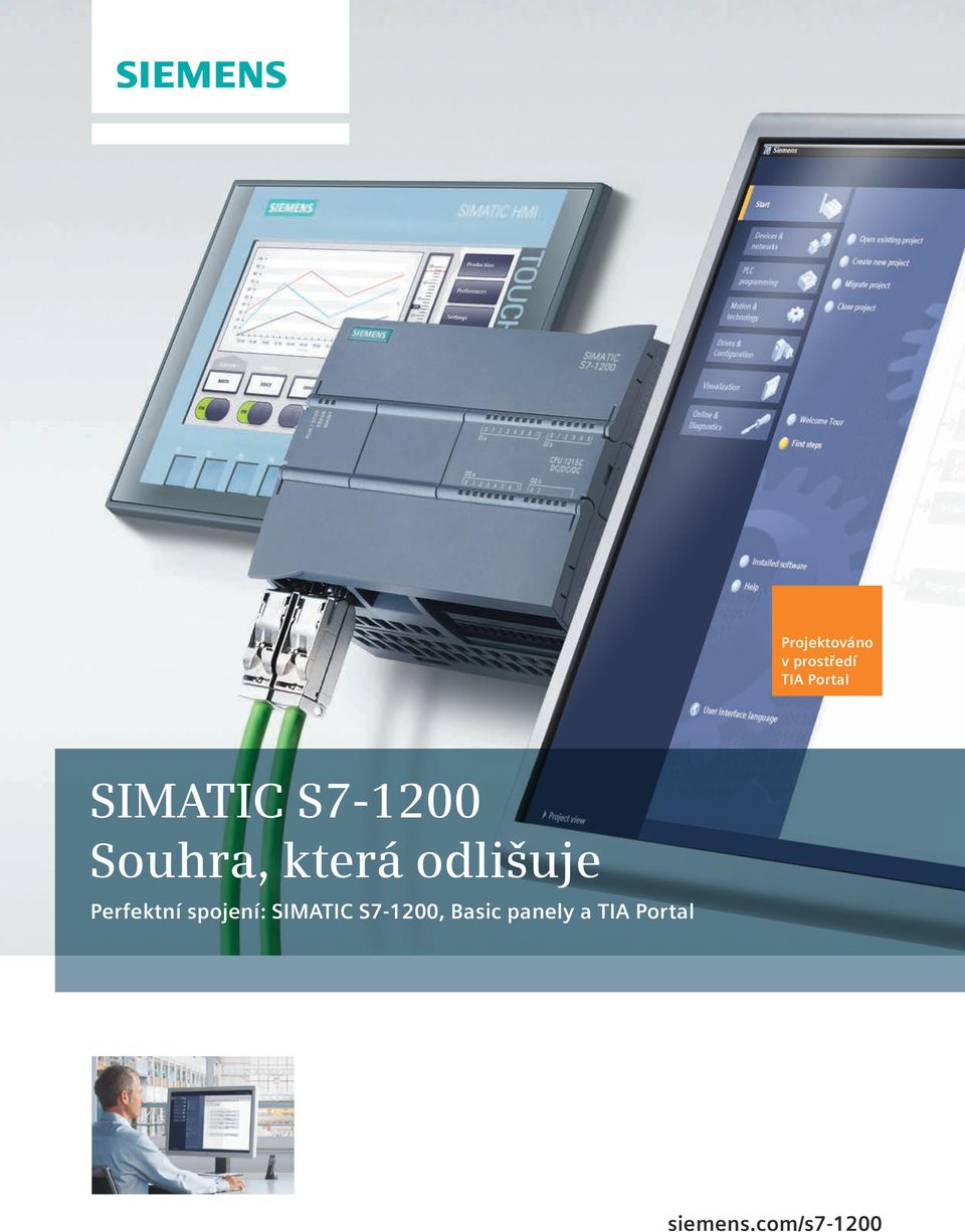 Perfektní spojení: SIMATIC S7-1200,