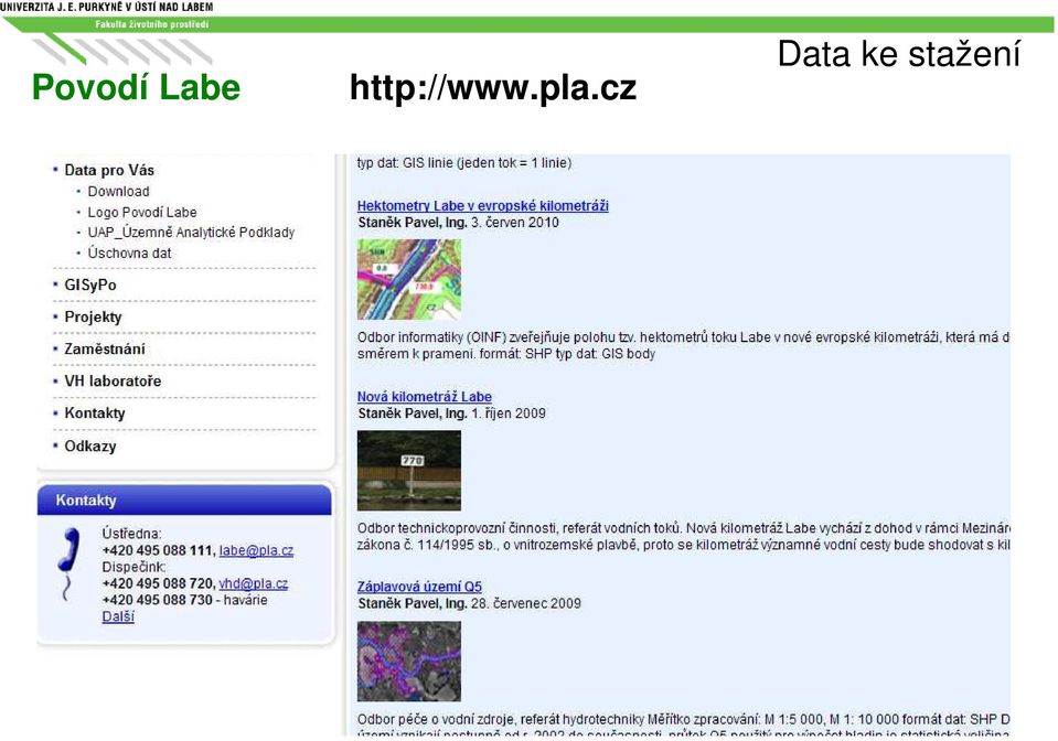 pla.cz Data