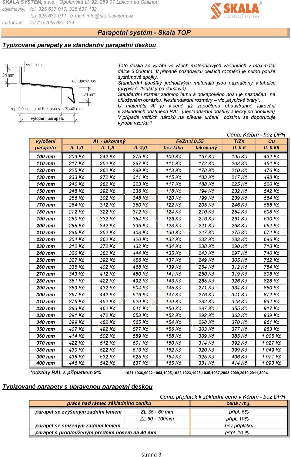 Kč 115 Kč 183 Kč 217 Kč 498 Kč 140 mm 240 Kč 282 Kč 323 Kč 117 Kč 188 Kč 225 Kč 520 Kč 150 mm 248 Kč 292 Kč 336 Kč 118 Kč 194 Kč 232 Kč 542 Kč 160 mm 256 Kč 302 Kč 348 Kč 120 Kč 199 Kč 239 Kč 564 Kč