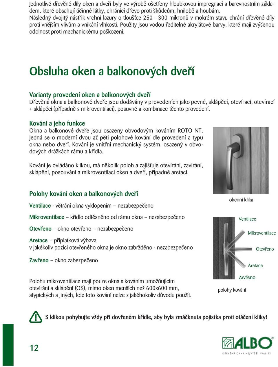 NÁVOD NA POUŽITÍ OKEN A DVEŘÍ ALBO SERVISNÍ KNÍŽKA ZÁRUČNÍ LIST - PDF Free  Download