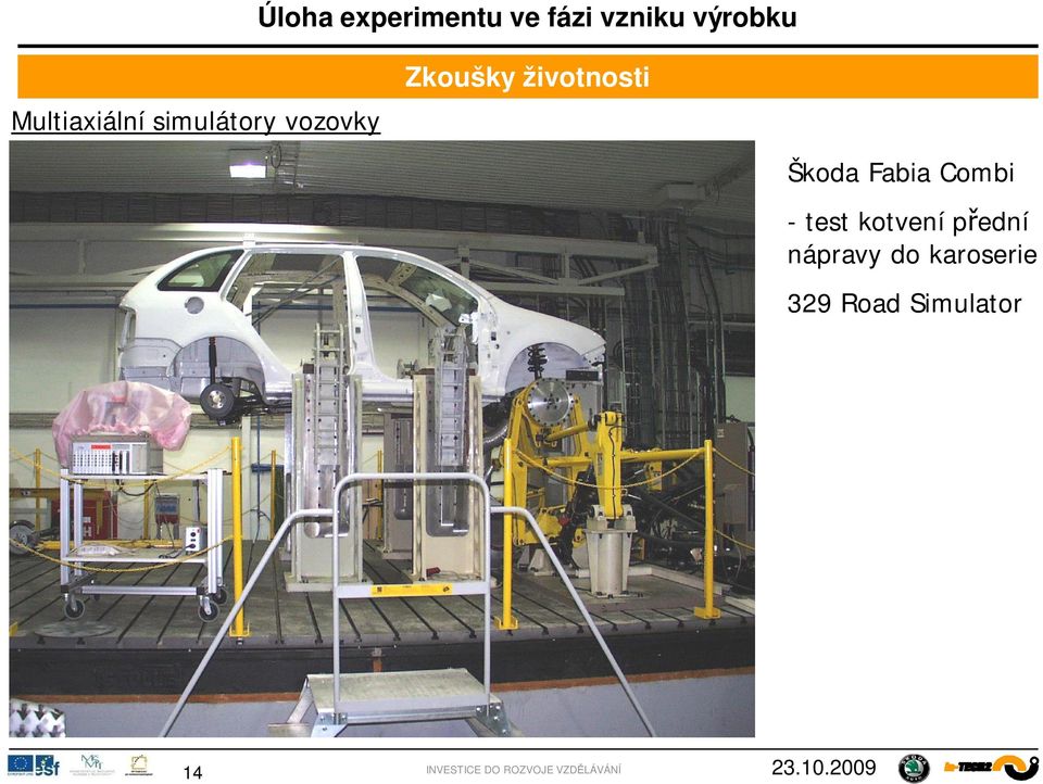 Combi - test kotvení pední