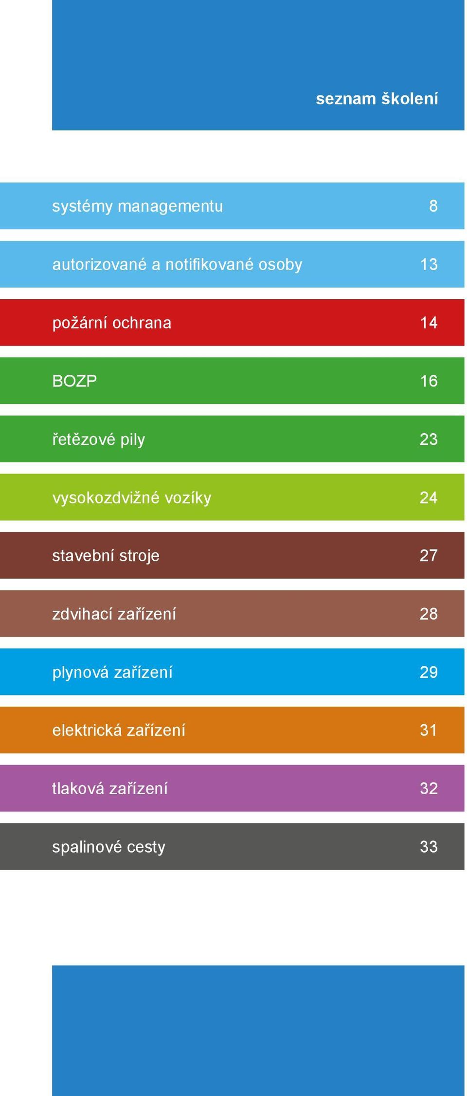 vysokozdvižné vozíky 24 stavební stroje 27 zdvihací zařízení 28