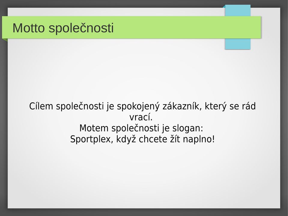 vrací.