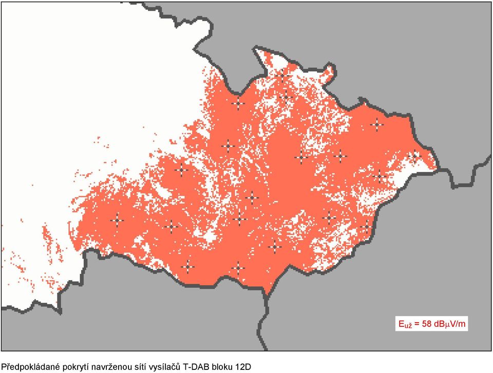 sítí vysílačů T-DAB