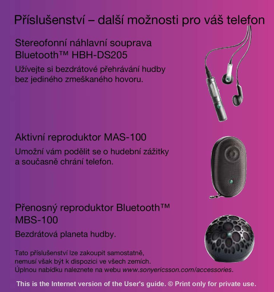 Aktivní reproduktor MAS-100 Umožní vám podělit se o hudební zážitky a současně chrání telefon.