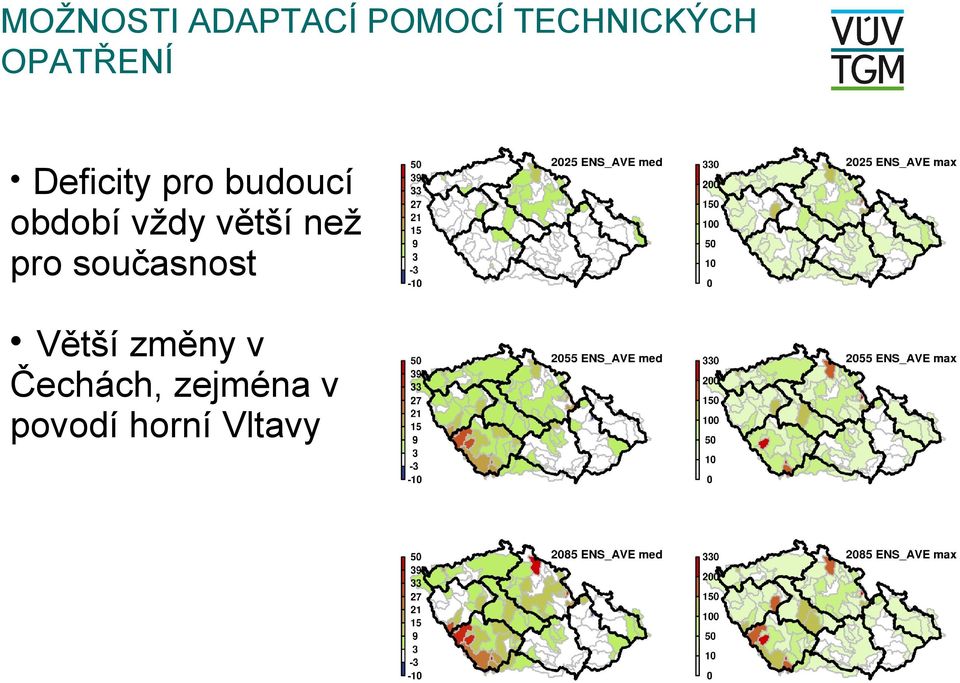 vždy větší než pro současnost Větší