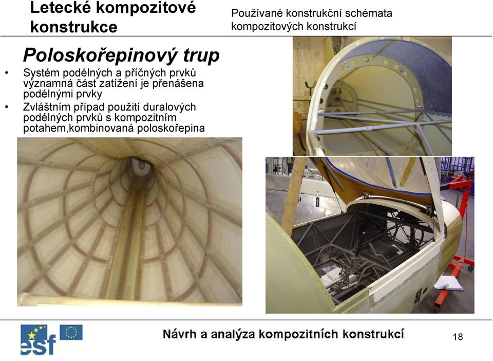 prvky Zvláštním případ použití duralových podélných