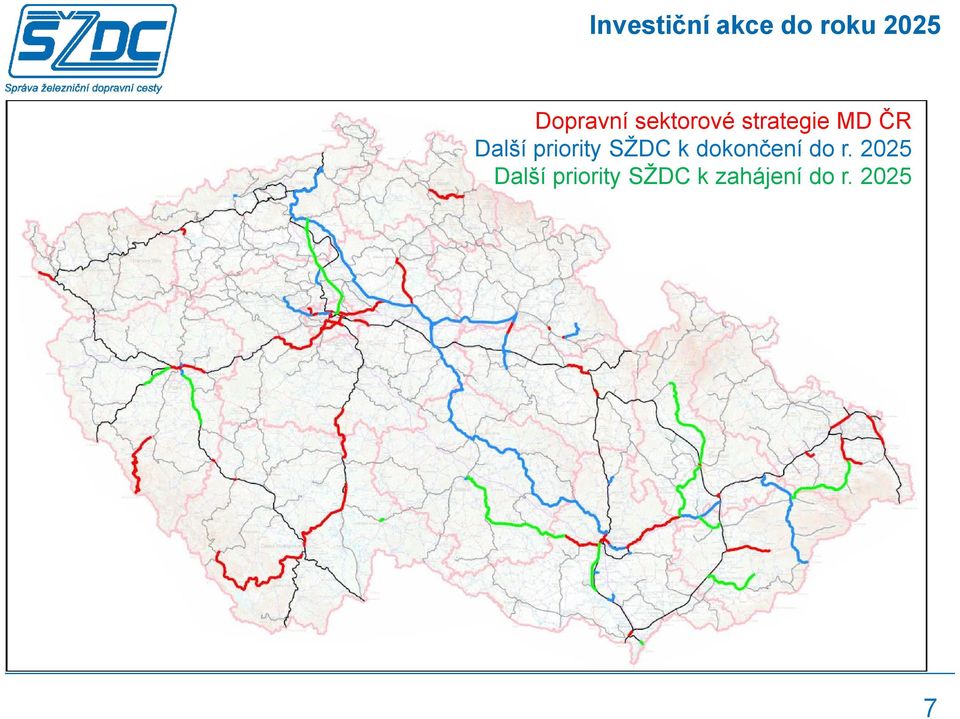 priority SŽDC k dokončení do r.